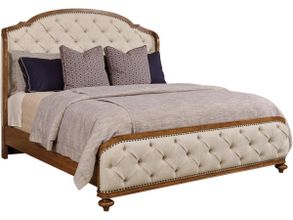 Jackie Crepe Cal King Upholstered Sleigh Bed by Parker House