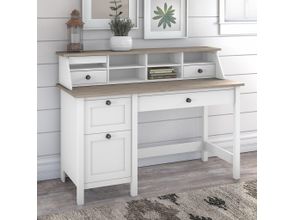The gray barn orchid gulch deals farmhouse computer desk with drawers