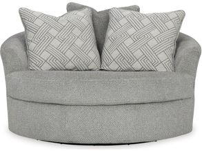 Lindyn Fog Oversized Swivel Accent Chair by Ashley Furniture ...