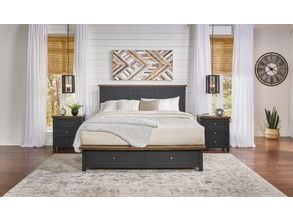 The Baystorm Gray Queen Panel Bed Footboard Slat is available at Complete  Suite Furniture, serving the Pacific Northwest.