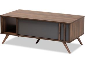 Baxton Studio Arend Modern And Contemporary Two Tone Oak Brown And