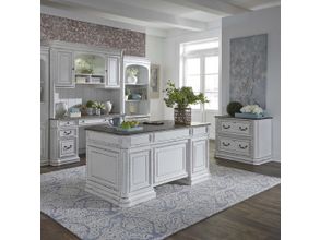 Magnolia manor jr executive home office set top