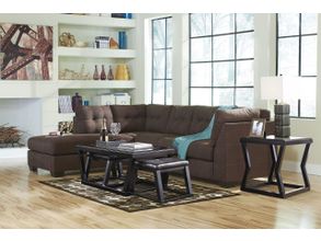 Ashley furniture acieona 3 piece store fabric reclining sectional in slate