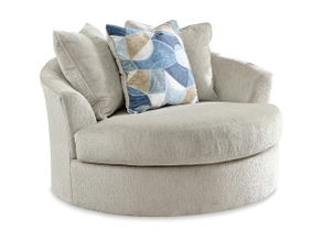 Soletren stone sales swivel accent chair
