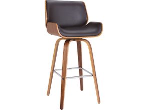 Grotto 30 Inch Fixed Height Barstool Set of 2 In Zebra by