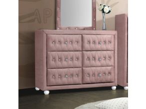 Serta Perfect Sleeper Convertible Sofa and Play Set in Pink