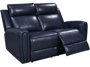 Transformer II Chocolate Leather Power Reclining Loveseat by Catnapper