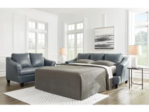 Elle gray fold out store queen sleeper raf sectional