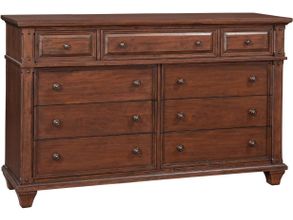 San Mateo 10 Drawer Dresser - Tuscan