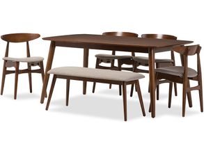 Bennox 6 piece deals dining set