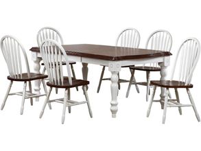 Fia 7 piece cheap extendable dining set