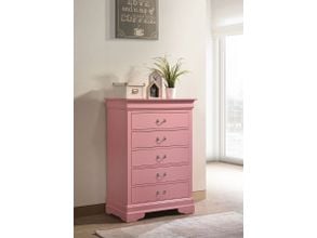 Glory Furniture Louis Phillipe G3104-LC Lingerie Chest , Pink