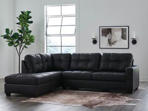 Barlin Mills 2 Piece Sectional with Chaise In Carbon
