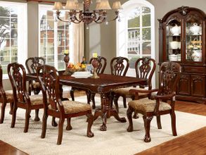 Elana Cherry Extendable Rectangular Dining Room Set