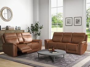 Cooper Living Room Set In Camel