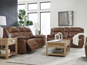 Midnight-Madness Living Room Set In Chocolate