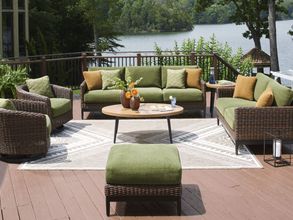 Horizon Hall Outdoor Conversation Sets In Brown and Green