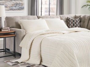 Mahoney 2-Piece RAF Sleeper Sectional with Chaise In Pebble