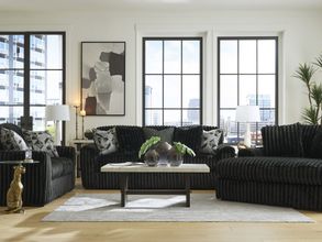 Midnight-Madness Living Room Set In Onyx