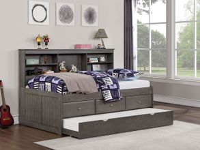 Tibalt Full Daybed With Trundle In Dark Gray