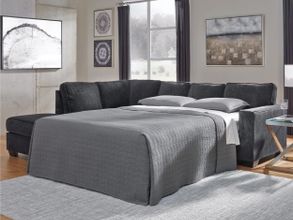 Altari 2-Piece LAF Sleeper Sectional With Chaise In Slate