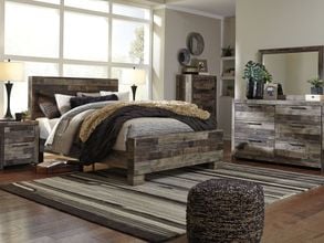 Derekson Gray Panel Bedroom Set