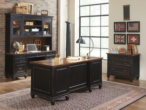 Hartford Home Office Set In Black