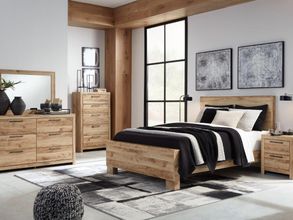 Hyanna Tan Panel Bedroom Set