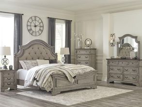 Lodenbay Antique Gray Panel Bedroom Set