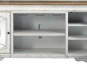 Realyn White Xl Tv Stand