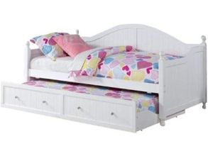 Julie Ann Twin Daybed with Trundle White