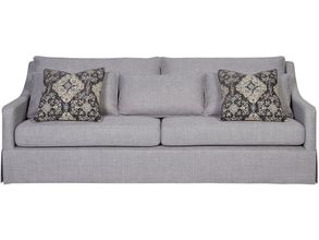 Wilmington Sofa with 2 Pillows In Gray