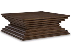 Hannodream Coffee Table In Warm Brown