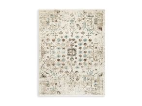 Jossler 5' x 7' Rug In Ivory/Brown/Teal