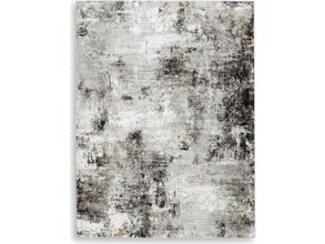 Langwell Large Rug In Black and Gray