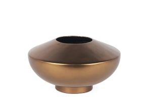 Quiana Metal Large Vase In Gold