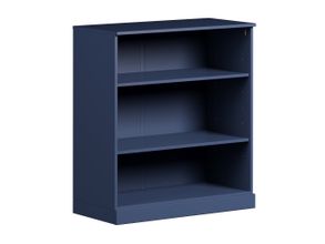 Solid Wood 32" Modular Pantry Cabinet With Adjustable Shelves In Navy Blue