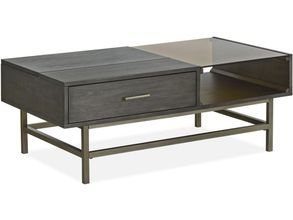 Fulton Smoke Anthracite Lift Top Cocktail Table