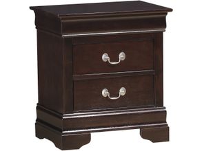 Glory Furniture G3125 2 Drawer Nightstand in Cappuccino