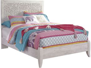 Paxberry Whitewash Full Panel Bed