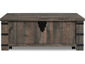 Hollum Rustic Brown Lift Top Cocktail Table