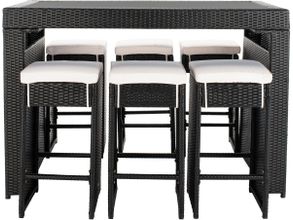 Horus Dining Set in Black and Beige