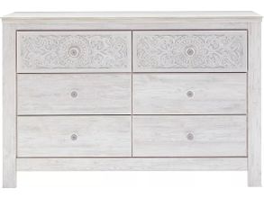 Paxberry Whitewash Dresser