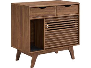 Render Cat Cabinet In Walnut