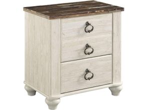 Willowton 2 Drawer Nightstand