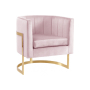 Pink Accent Chair 